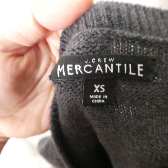 J Crew Mercantile Merino Wool Bow Sleeve Sweater - Picture 3 of 8
